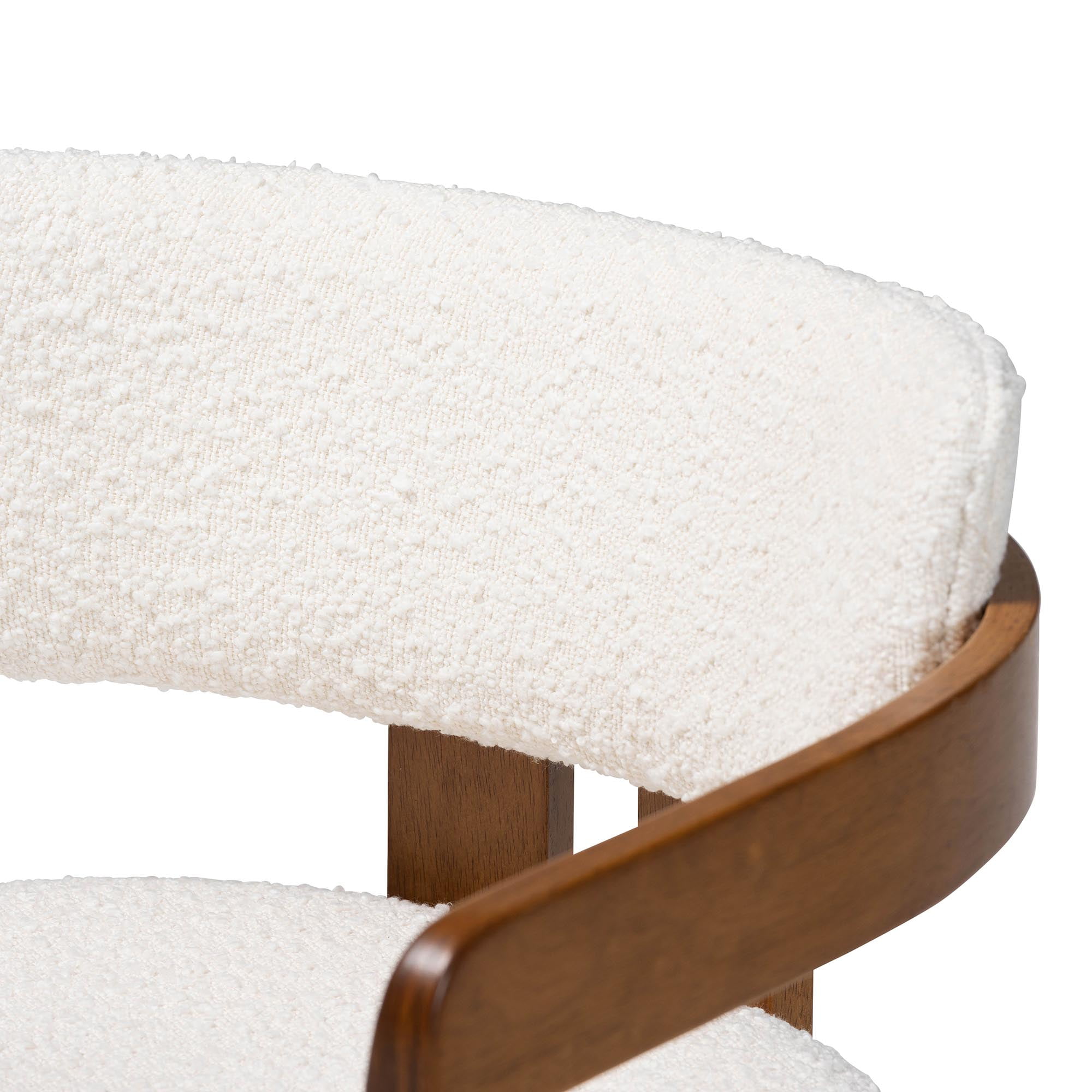 Baxton Studio Carice Modern Dining Chair, Cream