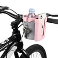 thumbnail image 4 of Bike Cup Holder with Cell Phone Holder Key Holder for Bicycle Motorcycle Scooter Scooters, Grey Pink Grey Pink, 4 of 5