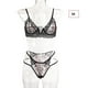 thumbnail image 1 of Traje encantador de mujer Encaje Escote en V suave Correa encantadora Traje de ropa interior encantador, M Inevent XX000119-02, 1 of 7