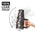 thumbnail image 3 of 40oz Pioneer Flower Floral Print Pattern Insulated Tumbler with Handle, BPA-Free Leak Proof Lid and Straws, Double Wall Vacuum, Hot 12h/Cold 34h, 3 of 6