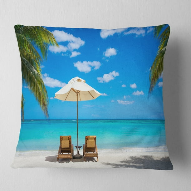 Beach on sale pillows walmart