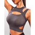 thumbnail image 2 of Top-kevin High-Impact Shockproof Women's Sports Bra |     Cross-Shoulder Straps, Non-Cup Seamless Athletic Shirt for Running, Yoga, Fitness - No Bulk Padding Needed, All-Season Workout Bra, 2 of 6