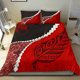 thumbnail image 3 of Juego de cama Paua Shell Maori Silver Fern, Rojo, 3 of 6