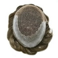 thumbnail image 4 of Mens Hairpiece Lyrical Hair Toupee for Men French Lace with PU Men's Toupee Black Brown Blonde Gray 6X9 #6, 4 of 6