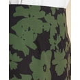 thumbnail image 5 of Moomaya Printed A-Line Skirt For Women, Elastic Waist Midi Length Formal Look Skirt, 5 of 9