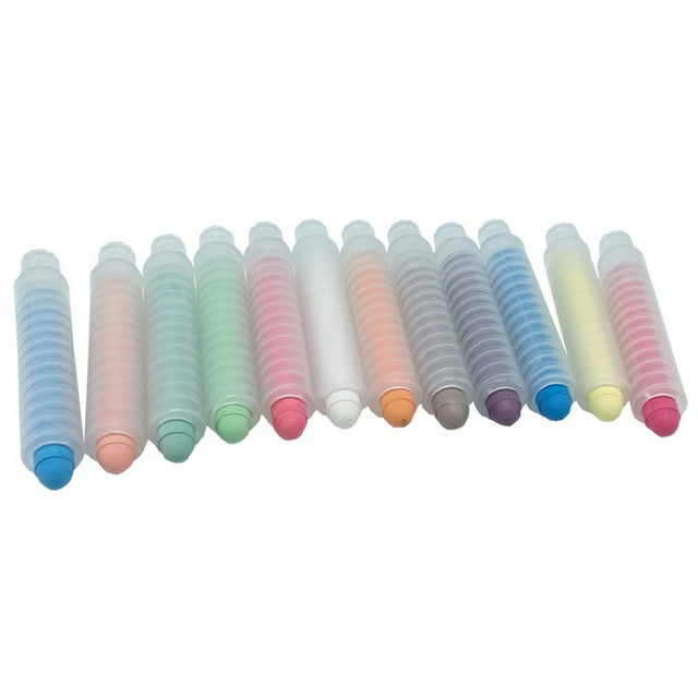CSChome Water-soluble Sidewalk Chalk "Sidewalk Chalk Set with Cover: Washable Graffiti Chalk Toy for Arts"