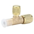 thumbnail image 1 of 1/4SAE Exhaust Valve Air Conditioning Refrigeration Charging Adapter Valve for R22 R12 R134, 1 of 4