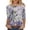 *31-Multicolor, variant on VBVC Women's 3/4 Sleeve Vintage Floral Tops,Ladies Lightweight Boho Pullover,Workout T-Shirts for Women,Multicolor,Size M
