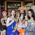 thumbnail image 4 of Fiesta divertida,26pcs partido de Photo Booth Prop divertido decoración papel Prop para Carnaval Festival Party FRCOLOR Hogar4545401, 4 of 7