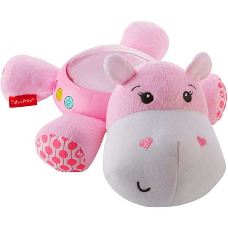 Fisher-Price Hippo Projection Soother [Amazon Exclusive] Pink