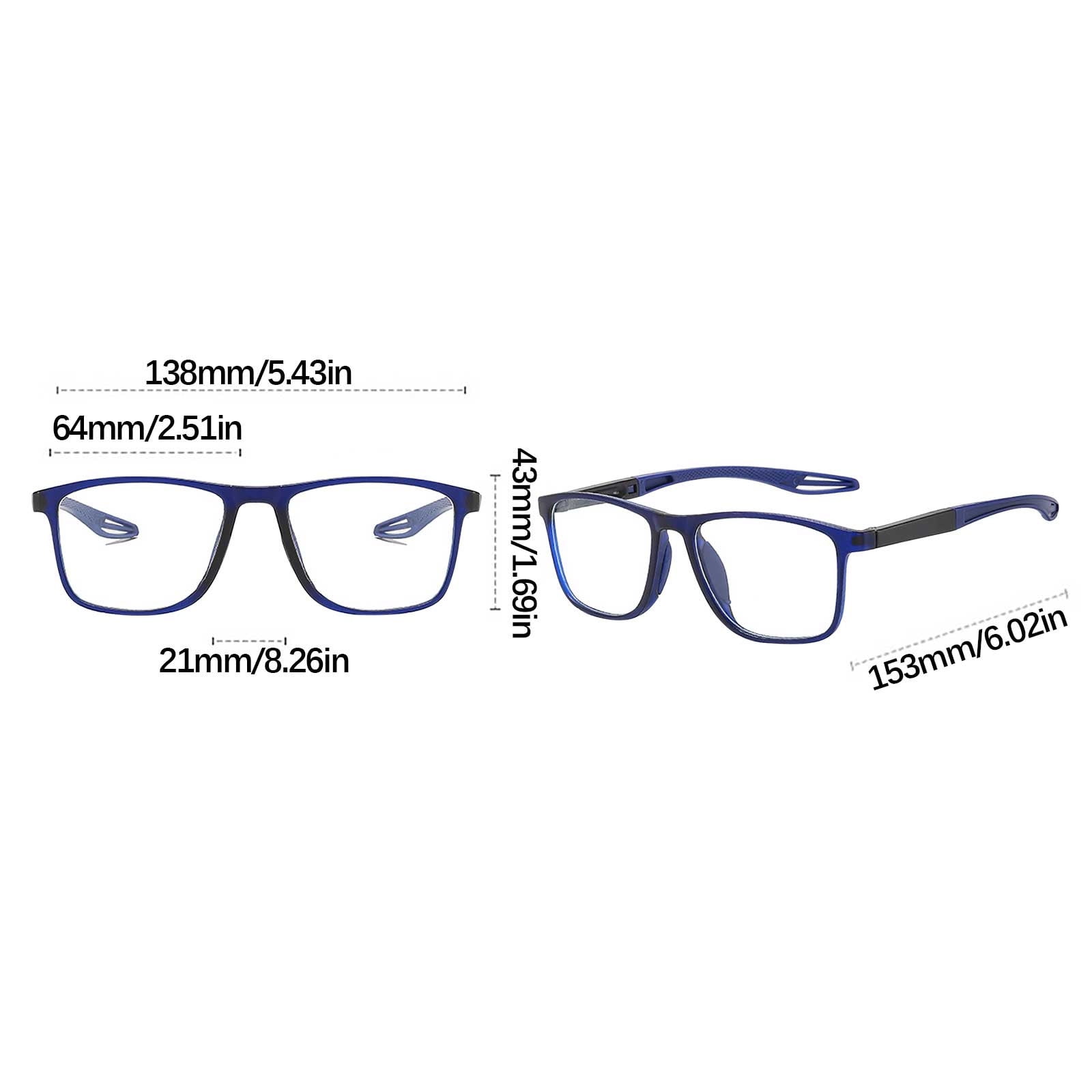 Cagogo Photochromic Bifocal Reading Glasses, Multi Focus Presbyopia Glasses for Men Women, Sporty Intelligent HD Lenses, Blue Light Blocking Computer Glasses, Indoor Outdoor Eyewear