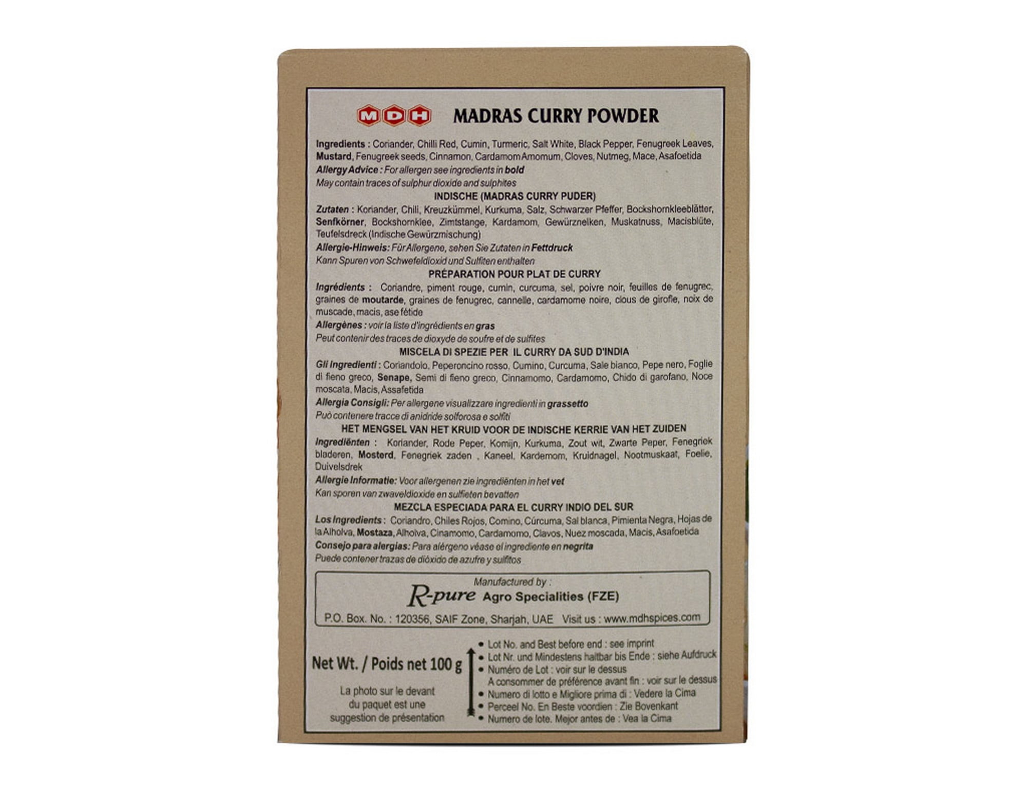 Mdh Madras Curry