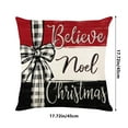 thumbnail image 3 of sruoe Christmas Pillow Cover, Pillow Cover, Christmas Pillow Case, Outdoor Christmas Pillow Cover, 17*17inch Christmas Pillow Sham for Christmas decoration., 3 of 6