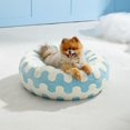 thumbnail image 5 of Cama para perros pequeños Li build 30 pulgadas cama redonda para gatos con felpa jacquard, 5 of 5