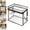 Black, variant on Storage Organizer Box - Plush Dolls Organization Bins,Clothes Bed sheets and pillowcases Storage For Dormitory Apartment,Heavy Duty Plastic Comic Book Organizer & DVD Storage Bin(Black)