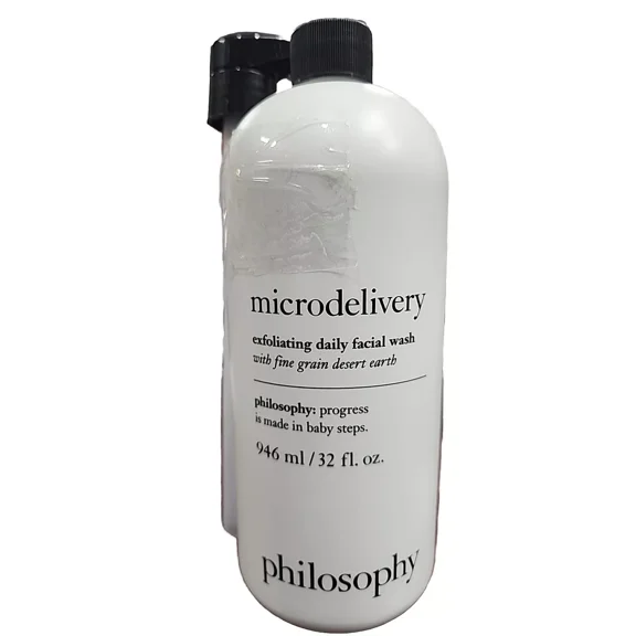 Philosophy Microdelivery Exfoliating Daily Facial Wash 946ml/32 oz Sealed Pump