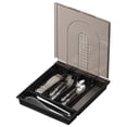 thumbnail image 1 of RONSHIN Utensil Holder For Countertop With Lid, Utensil Drawer Organizer For Kitchen Countertop With 5 Compartments, Flatware And Cutlery Covered Storage Box, 1 of 8