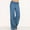 Blue 08, variant on Tejiojio Clearance Women's Fashion Casual Loose Washed Denim Jeans Casual Solid Denim Jeans
