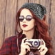 thumbnail image 2 of Banda floral para bufanda de pelo – 5 bandanas para el pelo para mujer Pa?uelos Para La Cabeza Para Mujer Bandas de gasa Boho para mujer Bandas elásticas florales para mujer Bandana para el pelo para, 2 of 5
