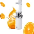 thumbnail image 2 of Mini Juicer Extractor Slow Masticating Easy to Clean  Cold Press Juicer Machine with quiet motor for High Nutrient Fruit Juice (Brush Included), 2 of 9