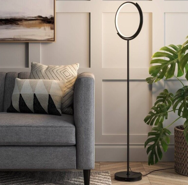 55" Neon Floor Lamp with Led Light Bulb