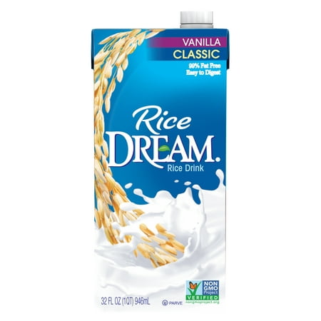 (3 pack) (3 pack) Rice Dream Classic Vanilla Rice Milk Drink, 32 fl oz