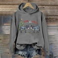 thumbnail image 4 of Donk The Halls Christmas Hoodies for Women 2025 Long Sleeve Donkey Graphic Hooded Sweatshirt Pullover Tops, 4 of 6