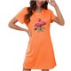 thumbnail image 1 of Camisón corto de talla grande para mujer, camisón de manga corta con estampado de pecho a la moda, camisón para mujer, 1 of 2