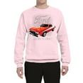 thumbnail image 2 of Wild Bobby, Ford '76 Gran Torino Vintage Car Cars and Trucks Unisex Crewneck Graphic Sweatshirt, Light Pink, 2XL, 2 of 3