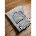 thumbnail image 2 of Slim Fit Ripped Jeans, Men's Casual Street Style Distressed Jeans, 2 of 10