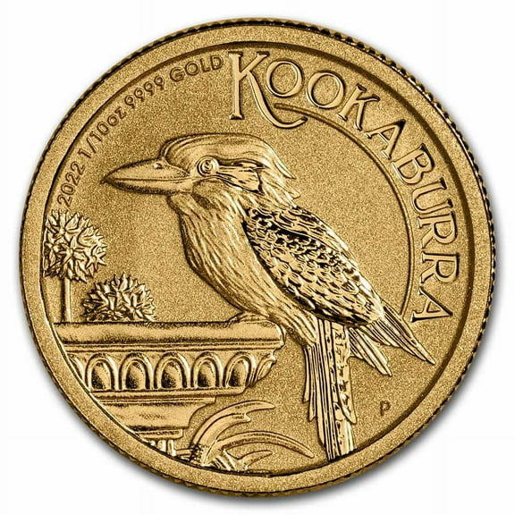 Australia 1/10 oz Gold Kookaburra BU (Random Year)