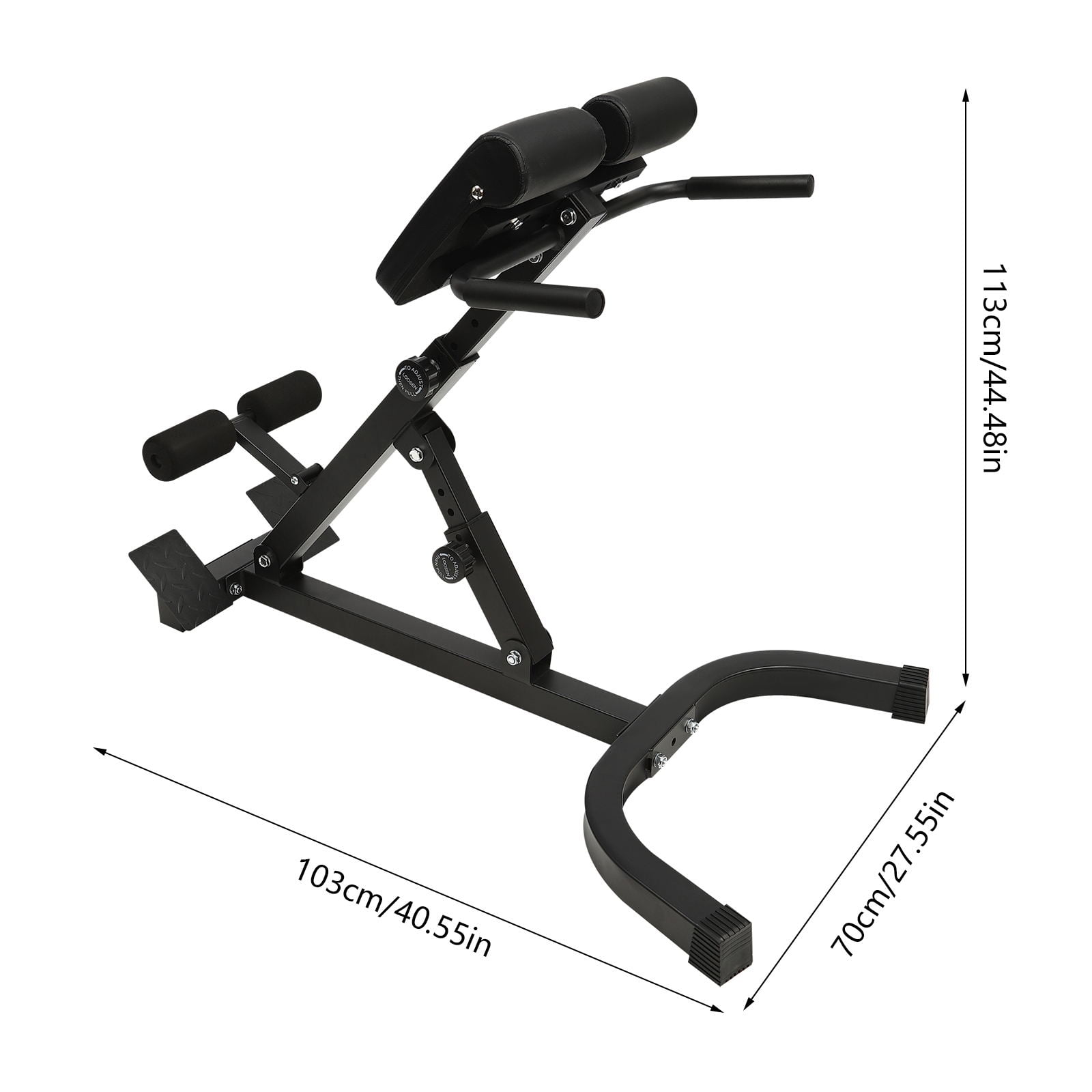 YIYIBYUS Multi-Functional Bench Hyper Back Extension Roman Chair Adjustable Ab Sit up Bench for Full All-in-One Body Workout