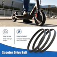 thumbnail image 4 of 3Pcs 3M-384-12 Drive Belt for Electric Bike E-Bike Scooter Motorcycle, 4 of 5