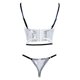 thumbnail image 3 of Gibobby Ropa sexy de mujer para sexo Mujeres Sexy Malla de Encaje Floral Bordado Liga ligada Lencería Ropa Interior Conjuntos de lencería Sexy(Rosa, G), 3 of 5