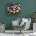 thumbnail image 4 of Dennis Frates 'Palms 3' Wood Slat Art 18x22, 4 of 5