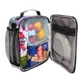 thumbnail image 4 of Square Lunch Bag 10.5*3.5*9.5 Inches Cooler Bag Lunch Bag Insulation Portable Durable Fashion Purple Fox, 4 of 6