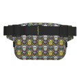 thumbnail image 3 of Disketp Sugar Skulls Riñonera de Doble Capa, Bolsa de Cintura Ajustable para Viajes, Correr y Senderismo, Riñonera Ligera para Hombre y Mujer, 3 of 9