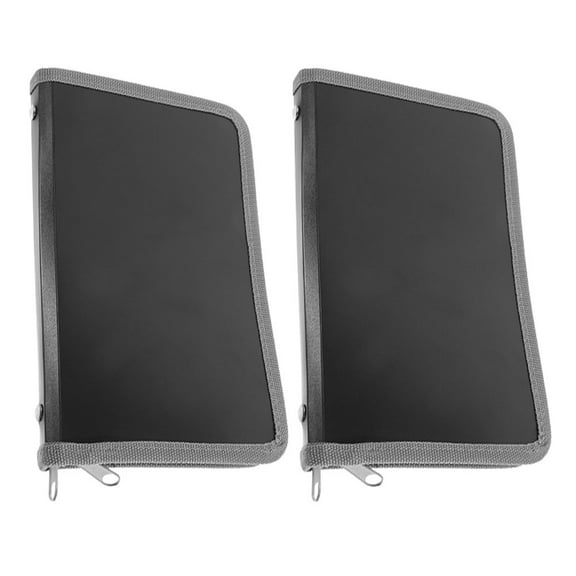 SOPOTUTU  2pcs Mini Accordion File Organizer Receipt Folder Portable Receipt Storage for Office School Everyday Use