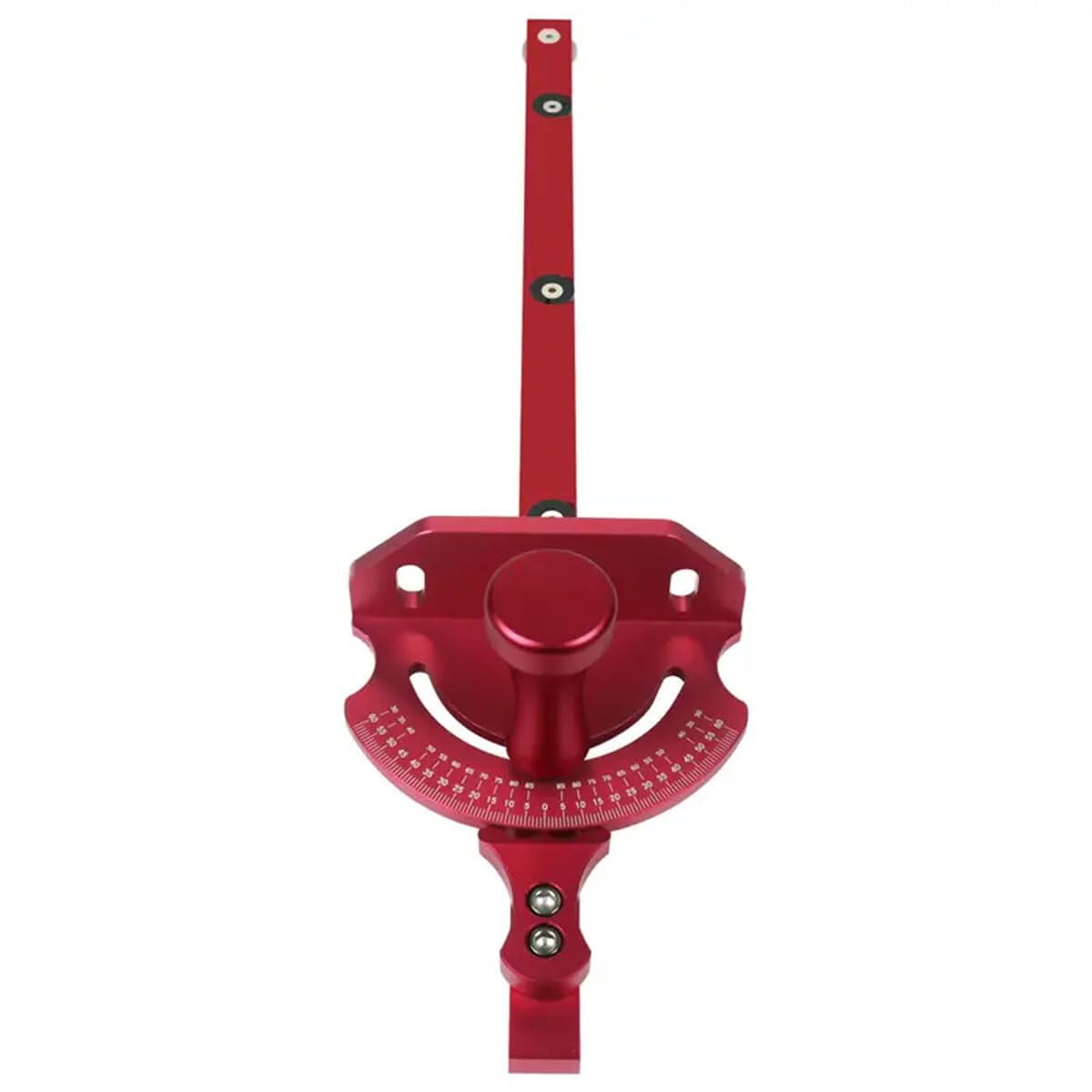 Miter Gauge Fixed Angle Gear Shifting Hole Universal Table Saw Gauge, Miter Saw Protractor With A Standard Slot Bar