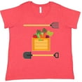 thumbnail image 3 of Inktastic Vegetable Gardener Organic Farming Women's Plus Size T-Shirt, 3 of 5