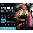 thumbnail image 2 of ThermoFlask Leakproof Insulated Stainless Steel Water Bottle Set, 32 oz Reusable Double Wall Vacuum Bottles with Straw & Chug Lids, 2 Pack, 2 of 3