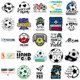 thumbnail image 2 of Paquete de pegatinas de vinilo impermeable con puntuación de fútbol, 50 unidades, 2 of 3