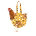 thumbnail image 2 of CHENjy Pet Chicken Out Bag, Canvas Tote for Poultry, Durable Travel Carrier for Daily Pet Outing and Travel 14.7*25.5 in, 2 of 7