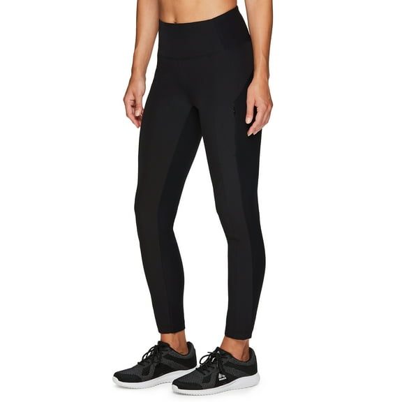 Avalanche Women's Slim Fit Hybrid Stretch Woven Knit Pant With Zipper Pockets