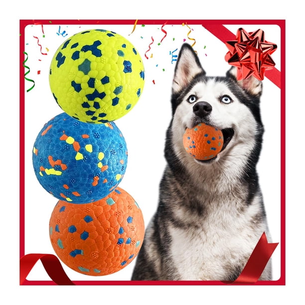 Pelotas de tenis para perros Mankoda para masticadores agresivos de 7,6 cm, paquete de 3