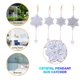 thumbnail image 4 of 4 Uds Colgador de ventana Wdftyju arte de diamante de doble cara campanas de viento copo de nieve Navidad regalo, 4 of 9