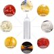 thumbnail image 2 of Botella de salsa de cocina con tapa Botella de salsa de plástico de 500 ml para condimentos, condimentos, salsa de tomate, mostaza, mayonesa, aceite de oliva, transparente, 4 piezas, 2 of 5