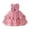 Pink, variant on Kids Flower Girl Dress Beige Sleeveless Princess Girls Party Dress Primary School Graduation 4T