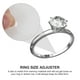 thumbnail image 3 of 2 hojas Tamaño de anillo práctico Ajustador de joyería invisible para anillos sueltos, 3 of 7