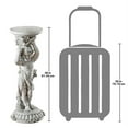 thumbnail image 4 of Design Toscano Sous la Vigne Sculptural Cherub Pedestal: Stone Finish, 4 of 4